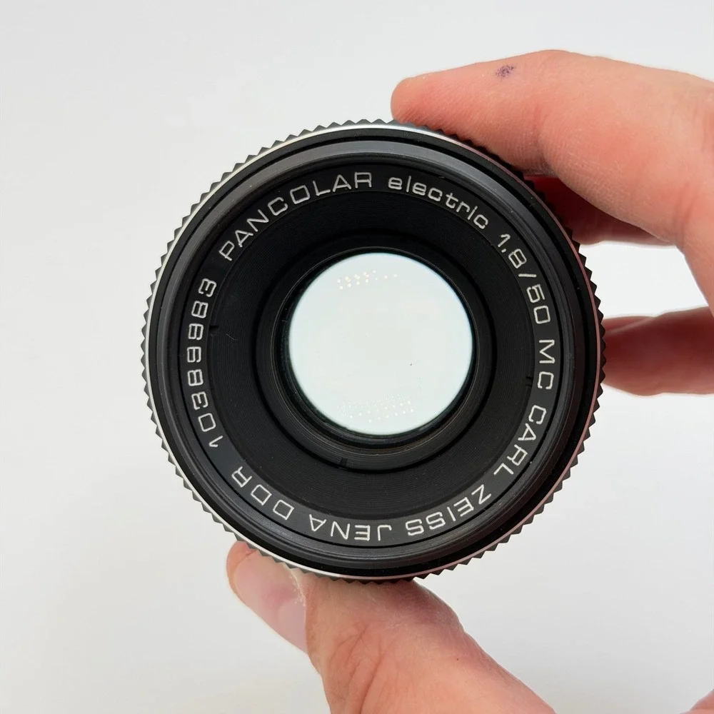 Carl Zeiss Jena Pancolar Electric 50mm f1.8 MC M42 Mount Prime Lens DDR CLEAN